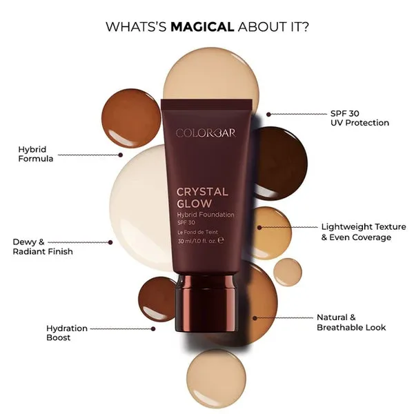 Colorbar Crystal Glow Hybrid Foundation SPF30 30ml Shade TF 5.1