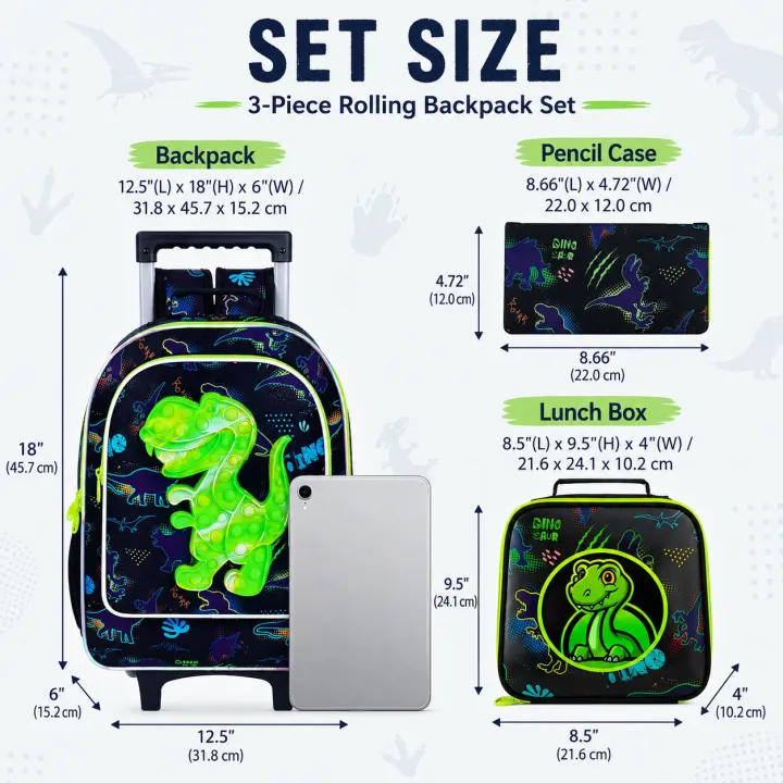 3PCS%20Rolling%20Backpack%20for%20Boys,%20Kids%20Roller%20Wheels%20Bookbag,%20Wheeled%20School%20Bag%20with%20Lunch%20Bag%20-%20Image%203