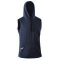 USA/EU Size Men Quick-Dry Running T-Shirts Outdoor Sport Streetwear Hoodie Vest Summer Sleeveless Shirt Gym Jogging T-Shirt. 