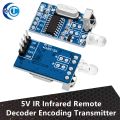 5V IR Infrared Remote Decoder Encoding Transmitter Receiver Wireless Module Quality in Stock for arduino. 
