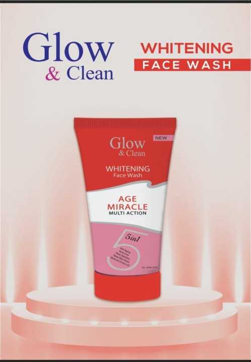 Glow & Clean Whitening Age Miracle 5in1 Face Wash