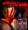 60ml Fake Blood Spray Halloween Party Bleeding Makeup Zombie Horror Vampire Hematopoietic Props Halloween Decoration. 