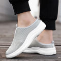Men Casual Shoes Slip-On Half Slippers Running Shoes Men Plus Size Sport Shoes Lightweight Comforty Breathable Walking Sneakers. 
