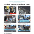 For Desktop Computer Memoria Module Memory Ram PC8500 DDR3 1066MHz 1.5V 240PIN DDR3 2GB DIMM Non-ECC Desktop Compatible Memory. 