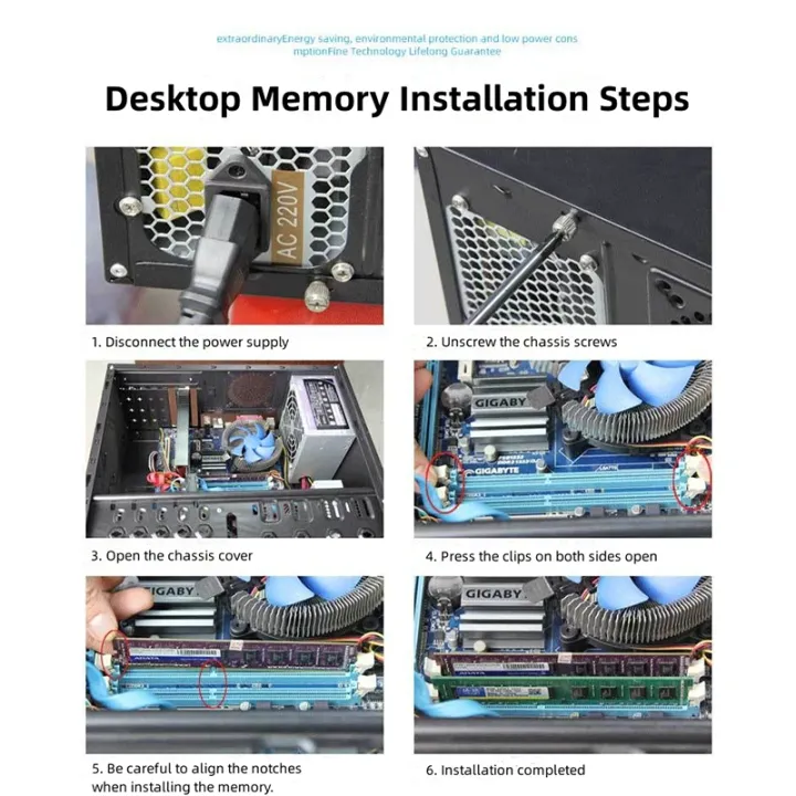 For%20Desktop%20Computer%20Memoria%20Module%20Memory%20Ram%20PC8500%20DDR3%201066MHz%201.5V%20240PIN%20DDR3%202GB%20DIMM%20Non-ECC%20Desktop%20Compatible%20Memory%20-%20Image%206