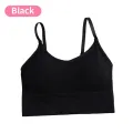 Backless Sportswear Woman Gym Sports Bra Seamless Womens Underwear Adjustable Shoulder Strap Inner Padded Yoga Vest Bralette. 