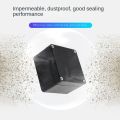 Professional ABS Plastic Junction Box Dustproof IP67 Black Box Waterproof Black Enclosure Housing. 