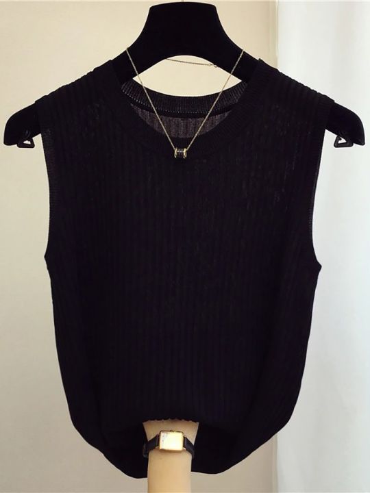 zjais%20Summer%20Spring%20Tanks%20Top%20Women%20Sleeveless%20Knitted%20T-Shirts%20Female%20Elastic%20Slim%20Casual%20Vests%20Crop%20Tops%20Camis%20Pullover%20Shirts%20-%20Image%203
