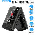 MP4 MP3 Player 1.8-inch Sport Clip Walkman Bluetooth MP3 Player Portable Lossless Music Player supports E-book Recorder FM Radio. 