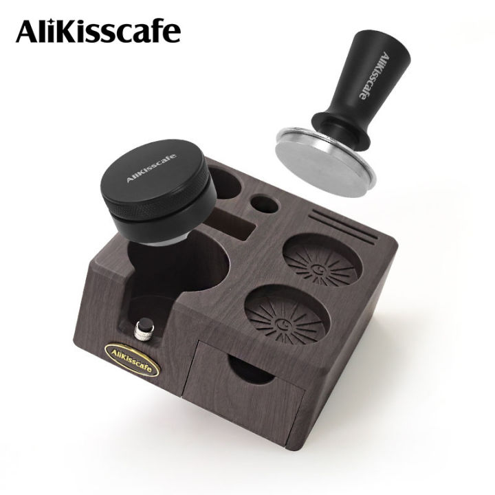 Alikisscafe Coffee Tamping Station 51mm 54mm 57 58mm Portafialter Holder For Delonghi Breville Espresso Accessory Barista Tools