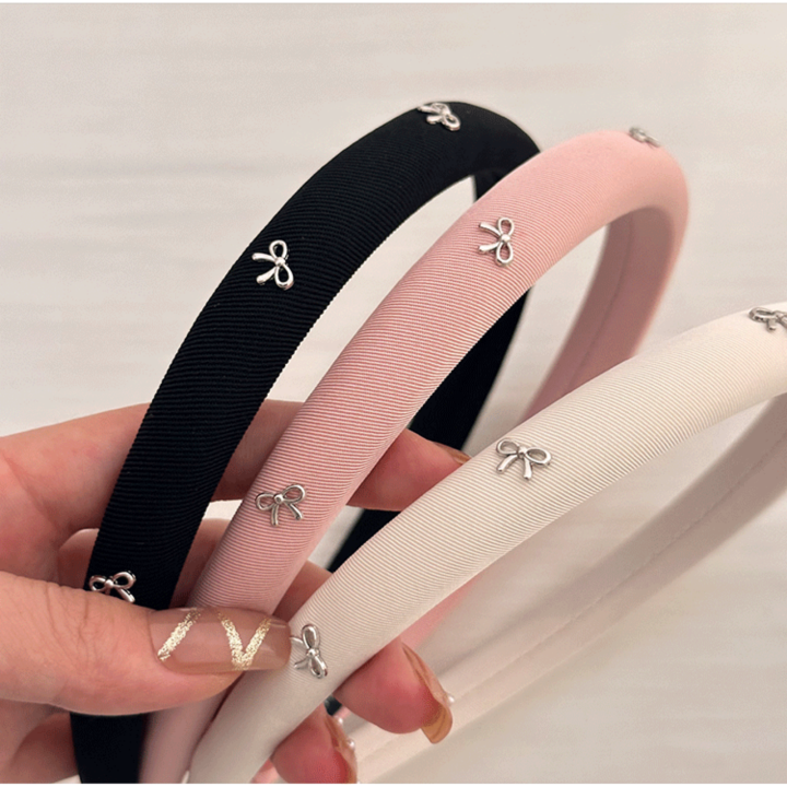 1PC%20Generic%20Women's%20Headband%20Set,%203%20Pieces,%20White,%20Pink,%20Black,%20with%20Bow%20Accents%20-%20Image%205