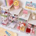 💦Free stickers🌈Multi-function storage box desktop drawer storage rack small drawer box. 