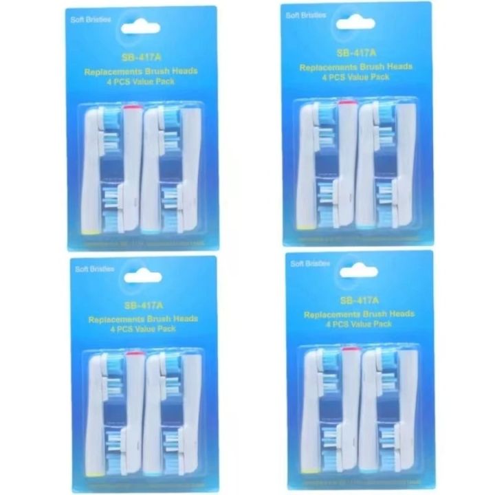 4/8/16pcs%20Replacement%20Brush%20Heads%20Compatible%20with%20OB%20Electric%20Toothbrush%20Pro1000%208000%209000%20Sonic%20Adults%20Vitality%20-%20Image%207