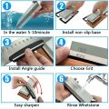 2 in 1 Professional Sharpening Stones Knife Sharpener Double-side Whetstone Grinder Stone Watster Stone Kitchen Gadgets.