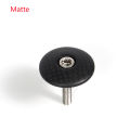 3K Carbon Fiber Headset Top Cap & Compression Plug Kit 1-1/8” Expansion Bolt For Threadless Stem MTB Road Bike Fork. 