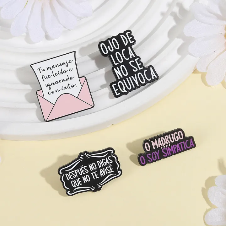 Ojo%20de%20Loca%20No%20Se%20Equivoca%20Enamel%20Pin%20Funny%20Humorous%20Spanish%20Quote%20Metal%20Brooch%20Lapel%20Badge%20Jewelry%20%20For%20Friends%20%EF%BB%BF%20-%20Image%205