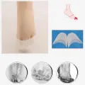 Forefoot Pad Toe Protector Silicone High Heel Ballerina Half Size Cushion Pain Relief Non-slip Shoe Insole for Women Foot Care. 