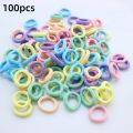 100/300/500 pcs Girls Colorful Elastic Hair Bands Ponytail Hold Hair Tie Rubber Bands Scrunchie Hair Accessories Bands for Girls. 