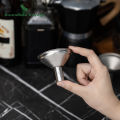 Boundless Voyage Titanium Kitchen Funnel No-Spill Metal Refilling Tool for Liquids, Oil, Wine, Spices 1 Packed Ti3281D. 