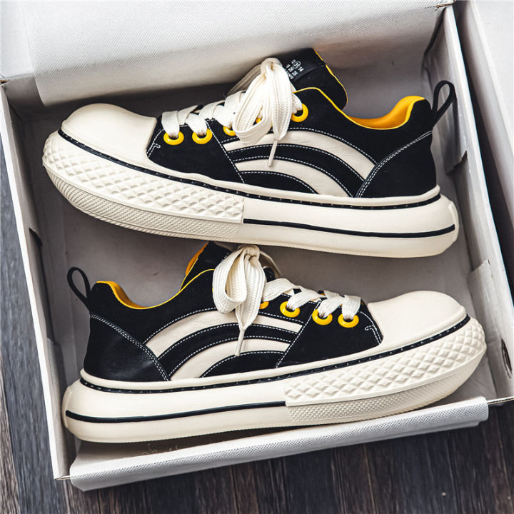 High%20Quality%20Men's%20Board%20Shoes%20Spring%20Youth%20Casual%20Canvas%20Sneakers%20Anti-Slip%20Stylish%20Jogging%20High%20Top%20Shoes%20Boys%20All%20Sports%20-%20Image%203
