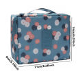 Girls Portable Travel Makeup Bag Waterproof Multi Compartment Multifunctional Cosmetic Make Up Toiletry Organizer for Women.