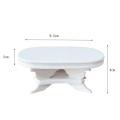 1:12 Dollhouse Miniature Round Table Tea Table Doll Home Coffee Table Furniture Decor Toy Micro Scene Construction Props.