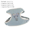 Dog leash Winnie the Pooh harness leash cat walking dog small dog Teddy vest style harness pet supplies. 