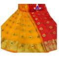 8hand baby saree without blouse piec. 