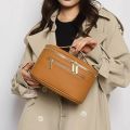Leather PU Cosmetic Bag Portable Women's Large Capacity Cosmetic Bag Multifunctional Waterproof Cosmetic Bag. 
