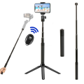 Extension Monopod Rod Pole Selfie Stick Tripod For Om 5 Osmo Mobile 5 4 Gimbal Camera FeiYu Zhiyun Smooth Moza Accessories.