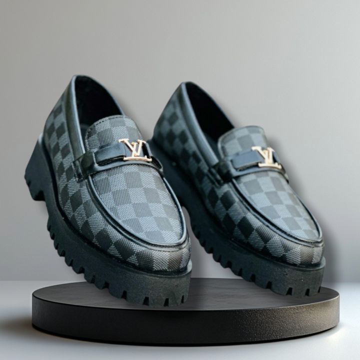 Louis Vuitton Check Pattern High Heels Sole Unique Style