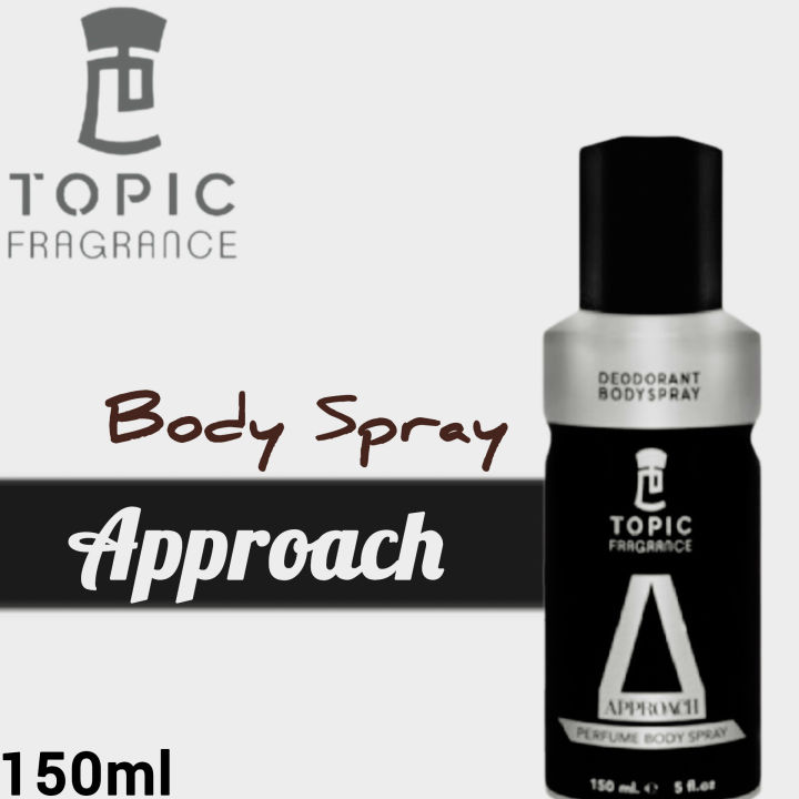 Topic Deodorant Body Spray (Approach) - 150ml