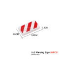 MARUMINE 20PCS MOC Bricks Wrning Signs 1x4 Tile Danger Stripe Building Block Parts Accessories Fit with 2431 Plate Barricade.