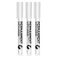 White Paint Pen for Rock Painting,Stone,Ceramic,Glass,Wood,Tire,Fabric,Metal,Canvas. Set of 3/6 Acrylic Paint White Marker. 