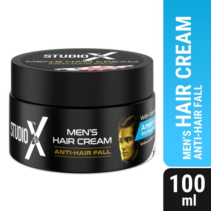 Studio X Men's Hair Cream Anti-Hair Fall 100ml