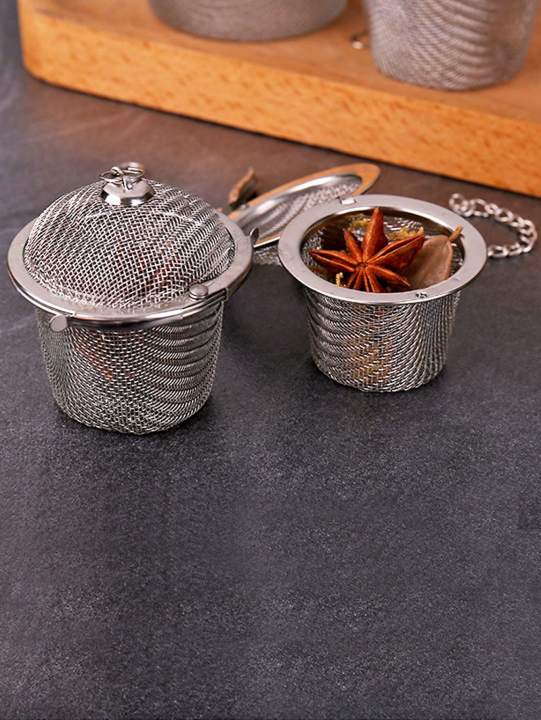 Tea%20Spice%20Strainer%20Seasoning%20Ball%20Mesh%20Herbal%20Ball%20Stainless%20Steel%20Teakettle%20Locking%20Tea%20Filter%20Reusable%20Diameter%204.5cm%20-%20Image%204