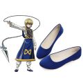 Hunter X Hunter Kurapika Cosplay Chaussures Bleues Bottes De Barrage, Accessoires De Costume De ixDe Carnaval D'halloween,. 