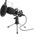 Plug & Play 3.5mm Condenser Microphone with Stand for PC, Phone, Laptop, Tablet - Ideal for TikTok, YouTube, Skype, Karaoke, Gaming, Chatting. 