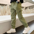 2025 New Spring Autumn Boys Pants Casual Long Style Trousers For Kids 3- 12 Years Old Teenage Children Sport Outdoor Pants. 