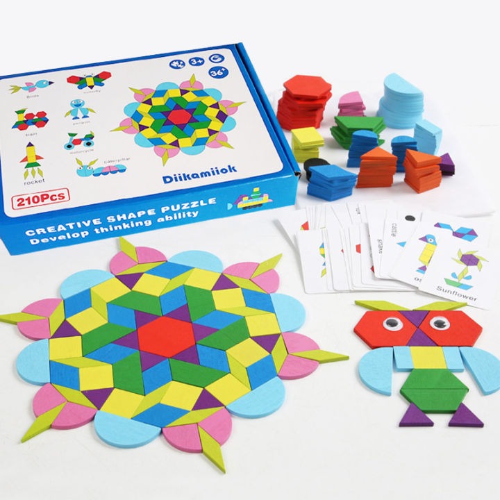 210%20Pieces%20Set%20Wooden%203D%20Puzzles%20Geometric%20Shape%20Tangram%20Jigsaw%20Montessori%20Games%20Kids%20Educational%20Toys%20with%2030pcs%20Cards%20-%20Image%203