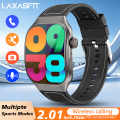 LAXASFIT 2.01 Inch Curved Screen Men's Smart Watch Bluetooth 5.3 HD Call Multiple Sports Modes Woman Watch .