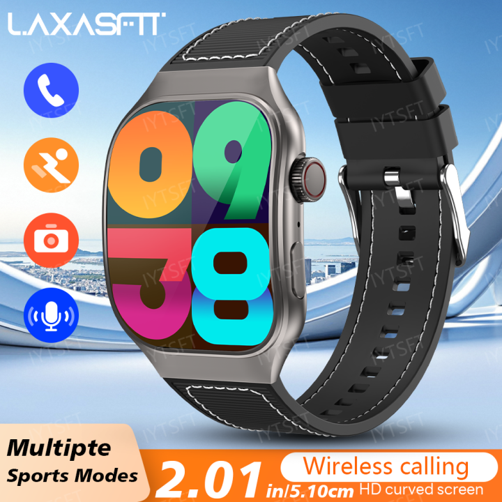 LAXASFIT%202.01%20Inch%20Curved%20Screen%20Men's%20Smart%20Watch%20Bluetooth%205.3%20HD%20Call%20Multiple%20Sports%20Modes%20Woman%20Watch%20%20-%20Image%207