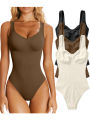 Style  Casual Ladies Jumpsuit Bandage Backless Seamless Hot Spring Vacation Women's Bodysuit. 