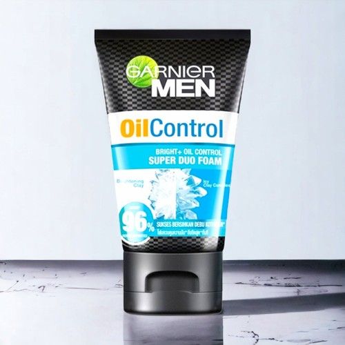 International%20Thailand%20Product%20Garnier%20Men%20Oil%20Control%20Bright%20+%20Oil%20Control%20Super%20Due%20Foam%20Face%20Wash%20For%20Men-100%20Ml%20-%20Image%202