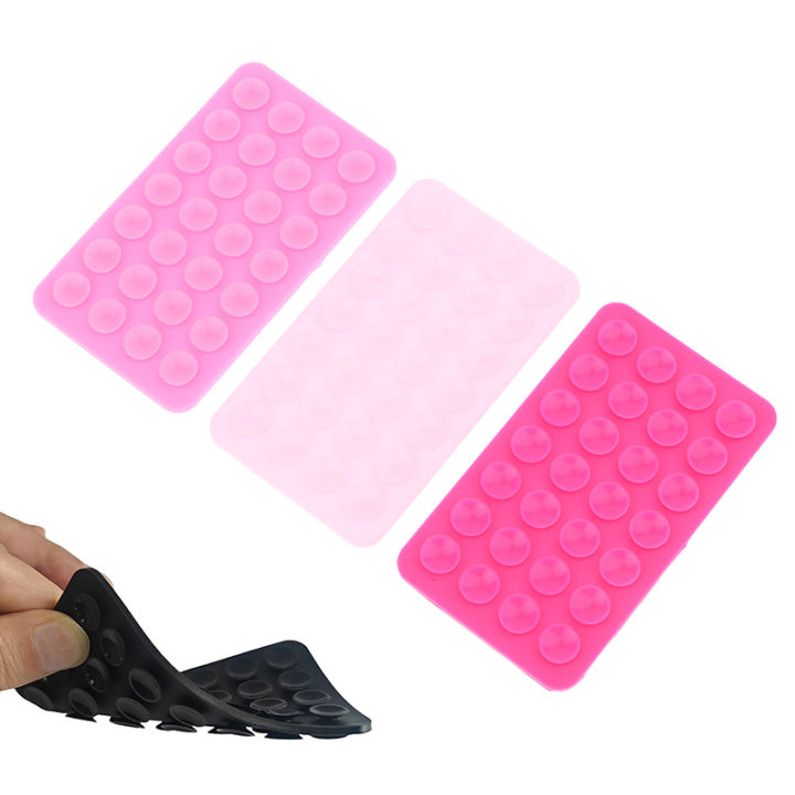 (Ce14)1PC%20Silicone%20Mobile%20Phone%20Fixing%20Anti%20Slip%20Suction%20Cup%20Double%20Sided%20Fixed%20Pad%20Car%20Mounted%20Bracket%20Case%20Universal%20-%20Image%205