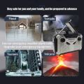 AM/FM Portable Solar Radio with Crank Dynamo Emergency Radio 4000 mAh Rechargeable Battery LED SOS Alarm for Camping.