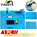 ESD Soldering Mat Repair Pad Insulation Heat Resistant Soldering Station Silicon Work Pad Desk Platform Phone Repair Tool Kit. 