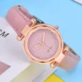 4PCS Set Luxury Women Watches Rhinestone Fashion Elegant Wristwatch Quartz Watch Ladies Clock For Girl Gift. 