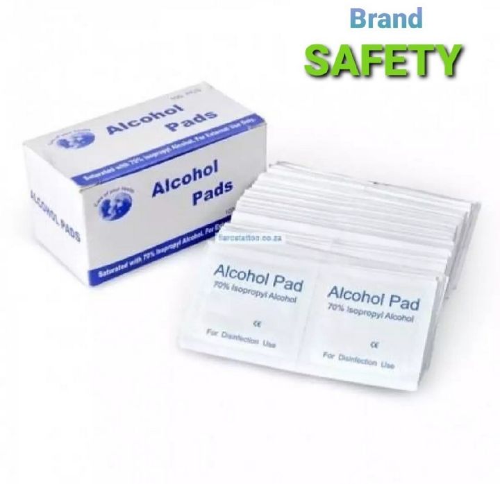 Pack Of 25 Alcohol Prep Swap Pad Skin Cleaning all Mobile Phones tablats leds lcds