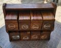 Wooden Crafted Wooden Masala Box RackStationery & Craft / Craft Supplies / General Craft. 
